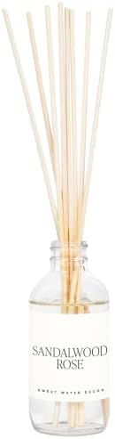 Sweet Water Decor Sandalwood Rose Reed Diffuser Set