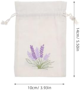 10pcs Lavender Cotton Drawstring Aromatherapy Bags