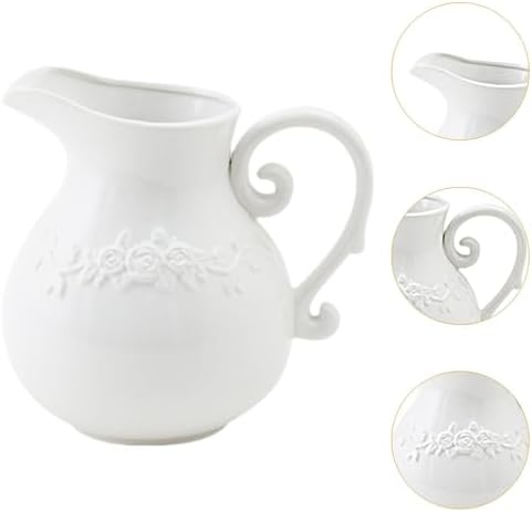 Elegant Ceramic Vase with Handle for Home Decor