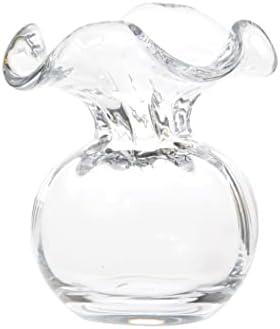 Vietri Hibiscus Clear Bud Vase 55 H