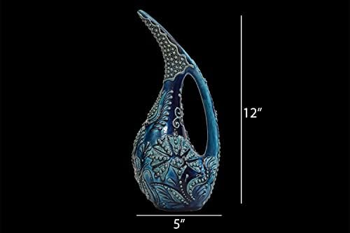 EliPOT Turkish 12 Inch Ceramic Swan Vase 1