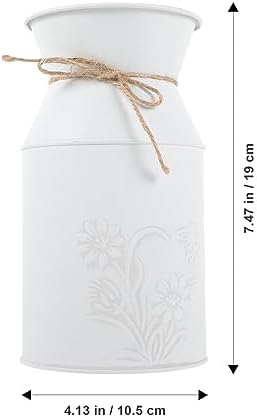 VOSAREA Vintage Iron Art Flower Pot for Indoor Outdoor Decor