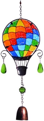 Hand-Painted Christmas Bell Stained Glass Suncatcher