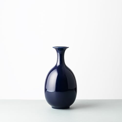 Altar Blue Ceramic Vase 866 Inch Handmade Decor