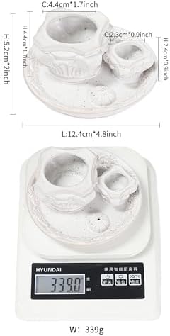 4-in-1 Ceramic Incense Holder with Ash Catcher