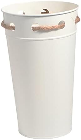 Cabilock Vintage Iron Bucket Flower Vase Decor