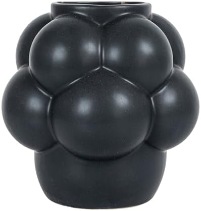 Creative Co Op Stoneware Vase with Raised Dots