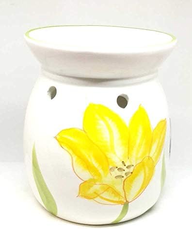 Home For All The Holidays Ceramic Oil Burner Simmer Pot White