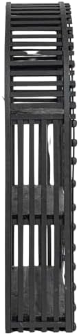 Creative Co Op Arched Wall Shelf Black