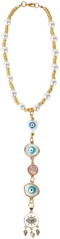 Mikovivi Gold Evil Eye Car Hanging Ornament