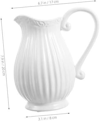 Happyyami Nordic Style Pitcher Vase Flower Pot Ceramic Decor