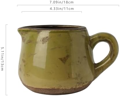 Ceramic Vase with Handle for Home Decor