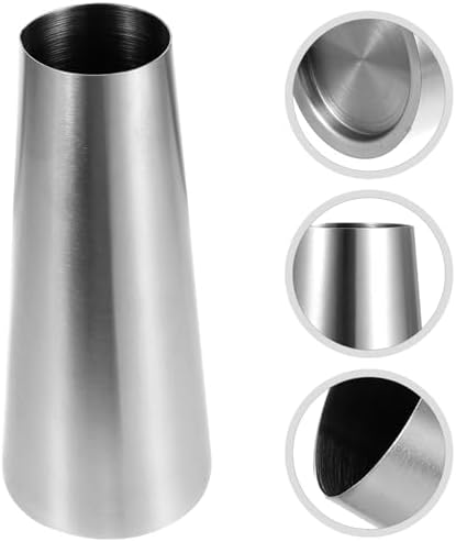 Stobaza Modern Minimalist Stainless Steel Flower Vase for Home Office Desk Decoration