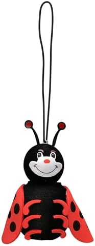 Cute Ladybug Rear-View Mirror Car Charm Dangler