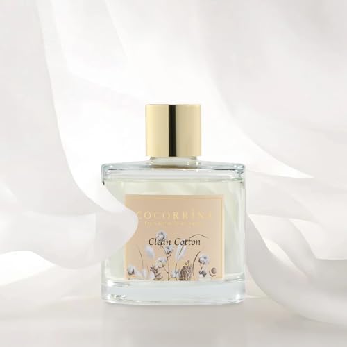 Cocorrna Reed Diffuser Set 67oz Fresh Cotton Scent Home Fragrance