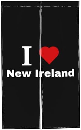 I Love New Ireland Blackout Curtains for Doorways