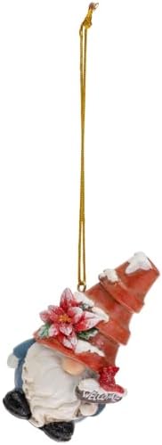 Boston International 3-Inch Potted Plant Gnome Ornament