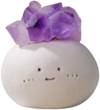 Natural Purple Crystal Decor Hanging Ornament for Home and Feng Shui