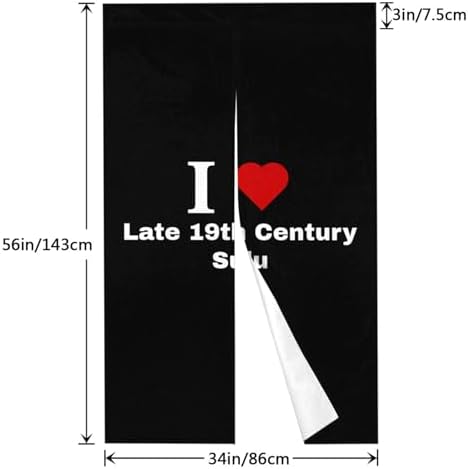 I Love Late 19th Century Sulu Blackout Curtains for Doorways