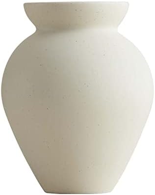 Retro Flower Vase in Coffee Tea Glaze