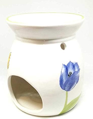 Home For All The Holidays Ceramic Oil Burner Simmer Pot White
