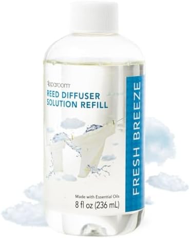 SpaRoom Reed Diffuser Oil Refill Fresh Breeze Scent 8oz