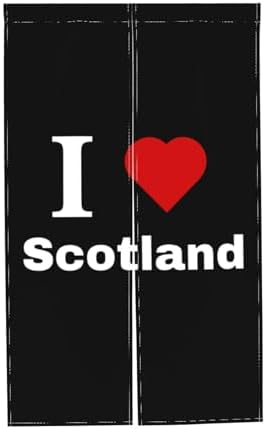 MULIHU I Love Scotland Blackout Curtains for Doorways