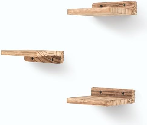 NIUBEST Small Floating Shelf - 5x6 Inch Set of 3
