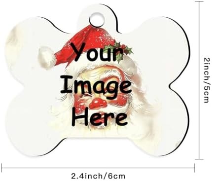 Custom Dog Photo Christmas Ornament