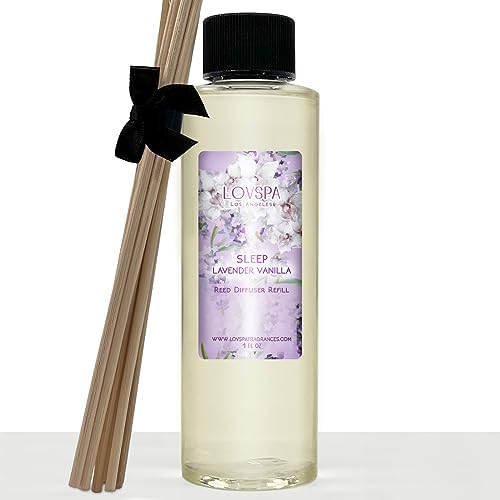 LOVSPA Sleep Lavender Vanilla Reed Diffuser Refill Oil 4 oz