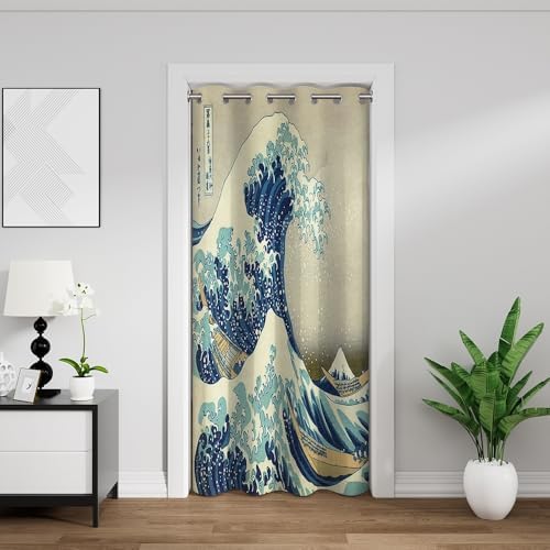 Leyiyi Japanese Door Curtain Privacy Panel 59x80 Inch