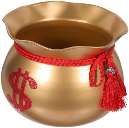 Vintage Flower Pot Planter Bucket Rustic Iron Vase for Home Decor