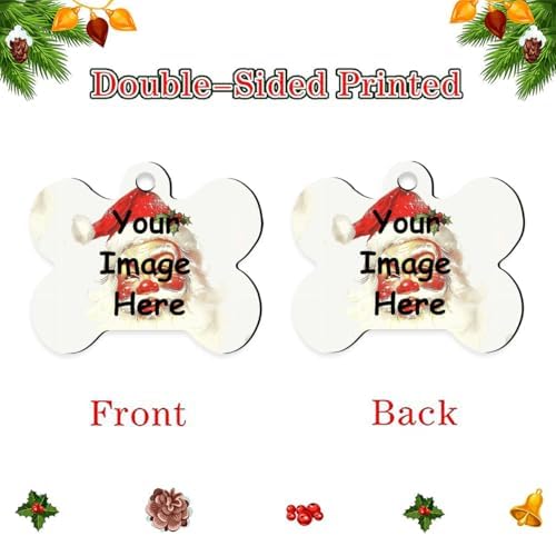 Custom Dog Photo Christmas Ornament