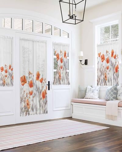 Door Curtains with Tiebacks for French Doors