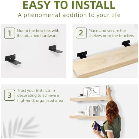 Habudda Floating Shelves Wall Decor for DIY