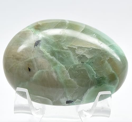 21 Inch Garnierite Pebble Natural UV Reactive Crystal for Indoor Fountain