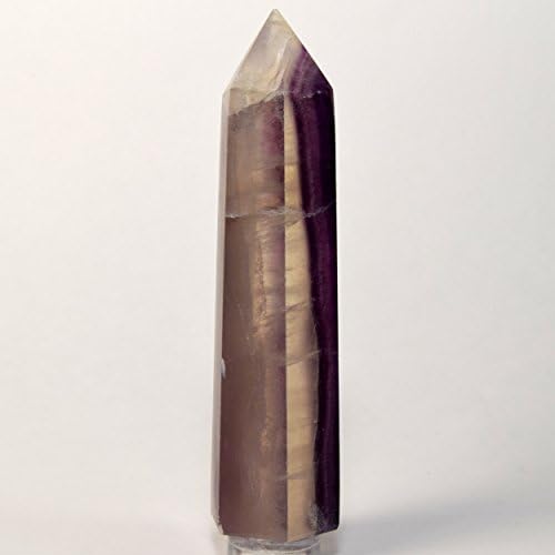 HC Set 35 Inch Purple Fluorite Point with Aragonite Cabochon