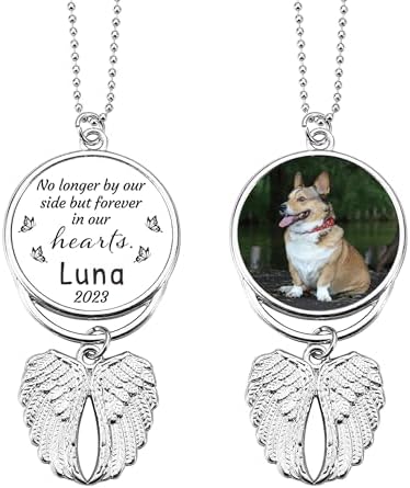 Custom Pet Photo Memorial Car Charm Pendant