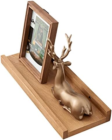 Oak Floating Shelves 4x16 Inch Natural Wood Wall Display Ledge