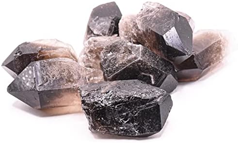 HQRP Dark Smoky Quartz Natural Gemstone Stick - Brazil