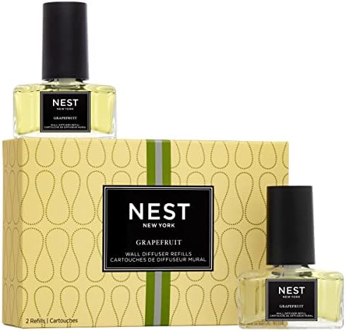 NEST New York Wall Diffuser Refill Vials Set of 2 Grapefruit