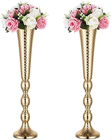 Nuptio 2 Pcs Centerpieces Vase Wedding Table Decoration