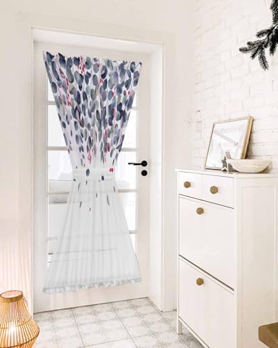 Elegant Door Curtains with Tiebacks and Rod Pockets
