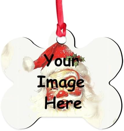 Custom Dog Photo Christmas Ornament