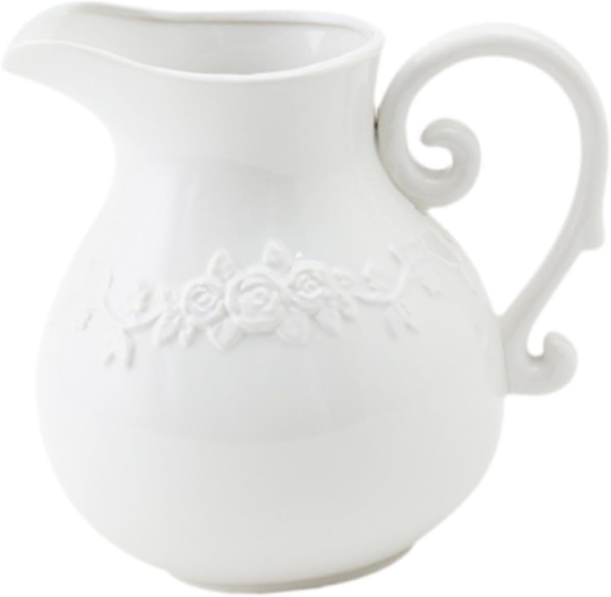 Elegant Ceramic Vase with Handle for Home Decor
