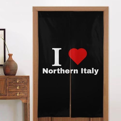 I Love Northern Italy Blackout Curtain Panels 34x56in