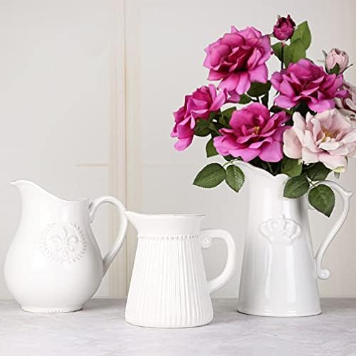 KESYOO Ceramic Vase With Simple Design For Home Office Kitchen Decor
