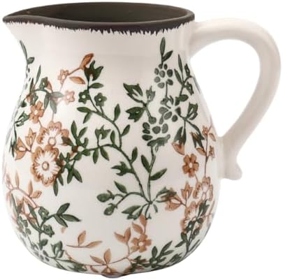 Vintage Ceramic Vase with Handle 63 Inch