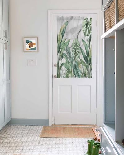 Elegant Door Curtains with Tiebacks and Rod Pockets 1