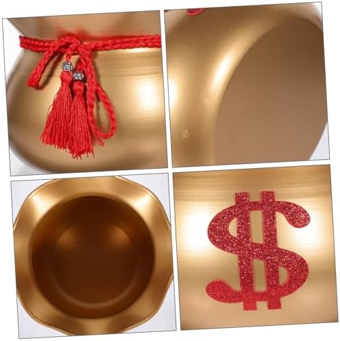 Vintage Flower Pot Planter Bucket Rustic Iron Vase for Home Decor